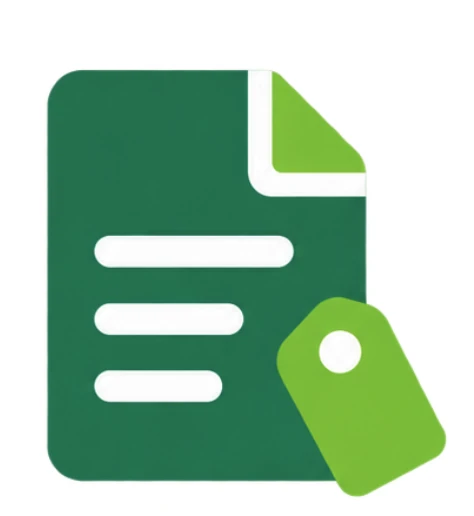 A magnifying glass over a search result listing